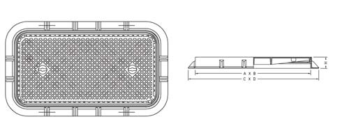 Carriage Way Cover Frame Type-4