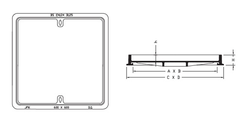Recessed Single Seal